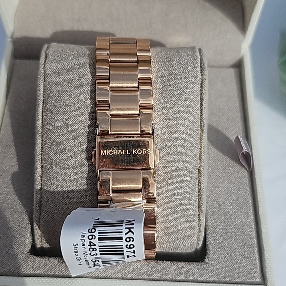NWT MICHAEL KORS OVERSIZED EVEREST ROSE GOLD 42mm WATCH - Picture 4 of 5